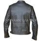Leon Kennedy Resident Evil Vendetta schwarzes Leder Jacke BNWT