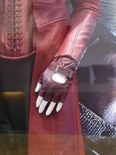Scarlet-Witch Wanda Maximoff Long Women Leather Costume Jacket Coat