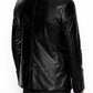 Herren Echt Lammleder Echtleder Jacke Blazer Zwei Knopf enge Passform Mantel