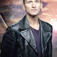 NUOVO da UOMO Dr Who Serie Tv Eccleston Giacca in pelle Nera/Giacca