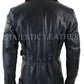 Herren braun 3/4 Motorradfahrer lang Rindleder Jacke