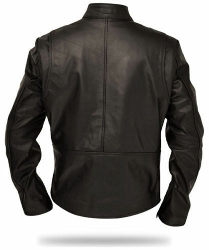 IRON MAN TONY STARK ECHT ECHT LEDER SLIM FIT HOT BIKER RIDER LEDERJACKE
