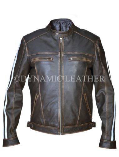 Leon Kennedy Resident Evil Vendetta schwarze Lederjacke BNWT