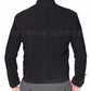 James Bond Spectre 100% Echt Lamm Schwarz Veloursleder Jacke mit