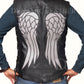 THE WALKING DEAD GOVERNOR - DARYL DIXON ANGEL WINGS LEATHER VEST JACKET