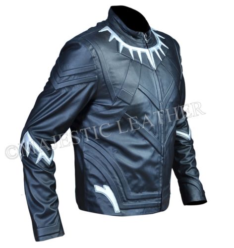 Chadwick Boseman 2018 Black Panther Leather Jacket-BNWT