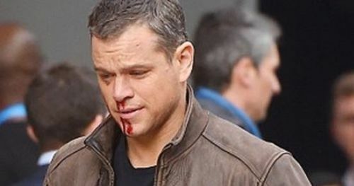 Jason Bourne Serie Matt Damon di Qualità Vacchetta Giacca in Vera Pelle