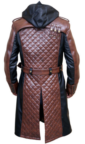 Jacob Frye Assassin's Creed Syndicate CUIR POUR HOMMES Trench-coat/déguisement