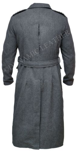 Captain Jack Harkness Grey Woolen Fabric Trench Pea Coat