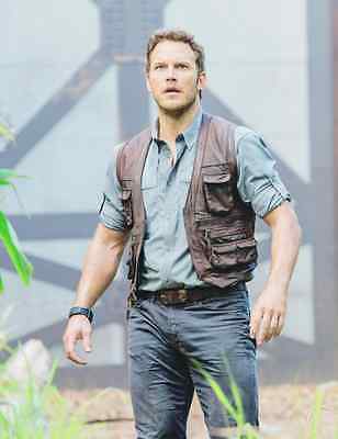 Jurassic World Chris Pratt Owen Grady Leather Vest - ALL SIZES AVAILABLE