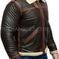 Resident Evil 4 Leon Kennedy Shearling Leather Jacket