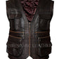 Jurassic World Chris Pratt Owen Grady Leather Vest - ALL SIZES AVAILABLE