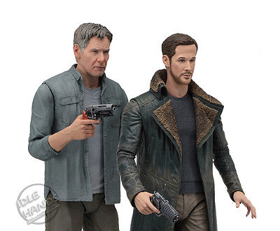 Blade Runner 2 Ryan Gosling Faux Shearling Real Black Leather Long Coat