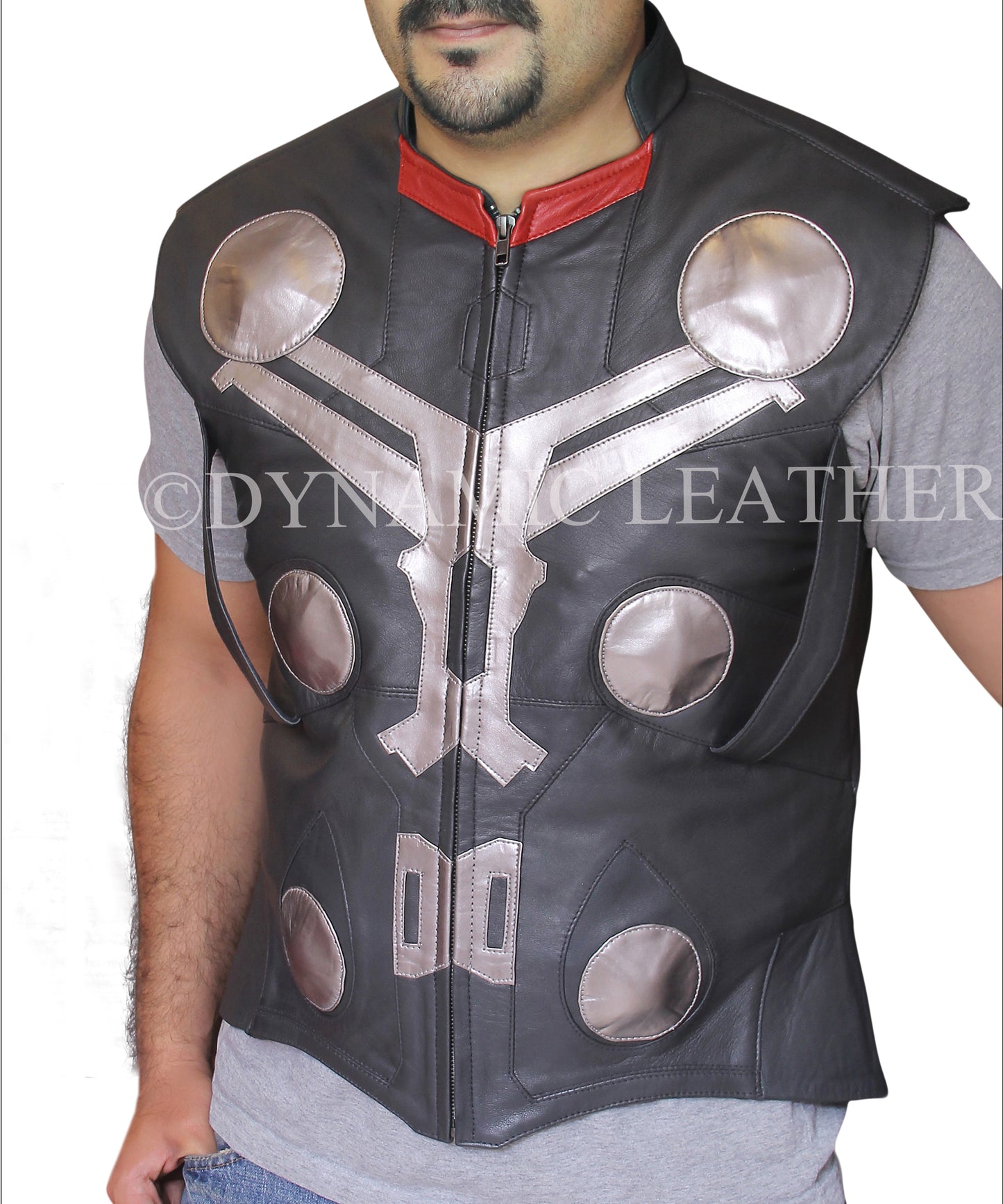 Thor, The Lord of Thunder Real Leather Costume Vest