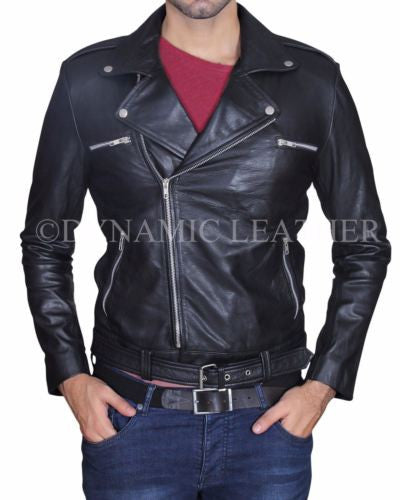 The Walking Dead, Negan, Jeffrey Dean Morgan, Black, Leather Jacket