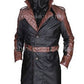 Jacob Frye Assassin's Creed Syndicate Mens Leather Trench Coat Costume-BNWT
