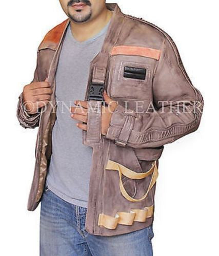 Star Wars - The Force Awakens Finn John Boyega Leather Jacket
