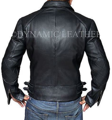 T5 Terminator Genisys Arnold Schwarzenegger Genuine Leather Jacket