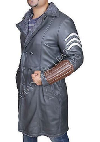 Suicide Squad, Jai Courtney, Captain Boomerang, Real Leather Coat