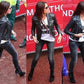 Victoria Beckham Womens Black Biker Motorcycle Slimfit Leather Jacket-BNWT