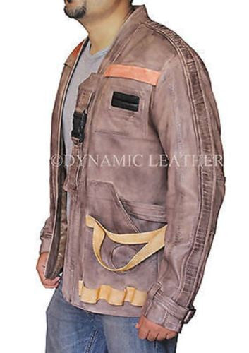 Star Wars - The Force Awakens Finn John Boyega Leather Jacket