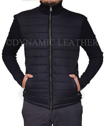 SPECTRE James Bond knitted sleeve bomber jacket - Daniel Craig Bomber Jacket