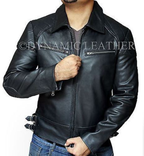 T5 Terminator Genisys Arnold Schwarzenegger Genuine Leather Jacket