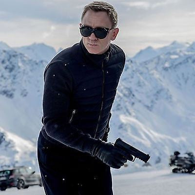 SPECTRE James Bond knitted sleeve bomber jacket - Daniel Craig Bomber Jacket