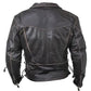 Men's Terminator Arnold Brando Black Distressed stylish Cowhide Leather Jacket