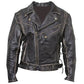 Men's Terminator Arnold Brando Black Distressed stylish Cowhide Leather Jacket