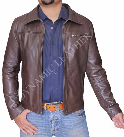 Inception Cobb Vintage Genuine Cowhide Leather Brown Mens Leather