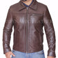 Inception Cobb Vintage Genuine Cowhide Leather Brown Mens Leather Jacket