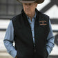 New Men's Yellowstone Vest Kevin Costner John Dutton Black Cotton Vest Jacket
