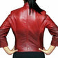 Scarlet-Witch Wanda Maximoff Short Women Leather Costume Jacket