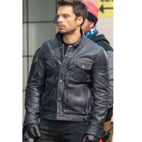 Der Falke und der Wintersoldat Bucky Barnes Sebastian Stan Jacke BNWT 