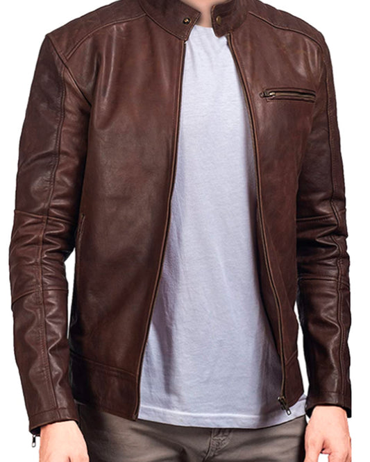 Mark Wahlberg Uncharted 2022 Hellbraune Promi-Jacke 