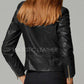 Women's Genuine Lambskin Leather Black Slim fit Biker Motorcycle Jacket